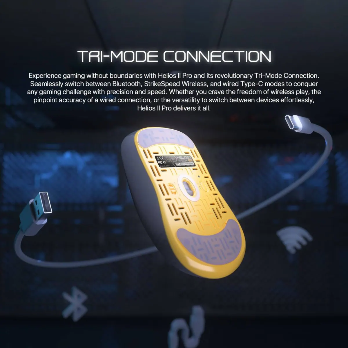 Mouse Gaming 4K, HELIOS II PRO XD3V3