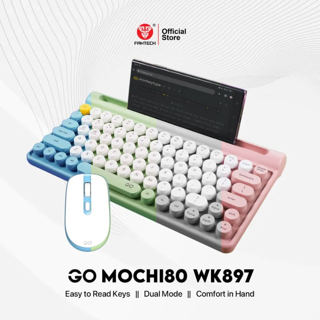 Keyboard Mouse Wireless Combo GO MOCHI 80, 
 keyboard mouse combo terbaik 2025