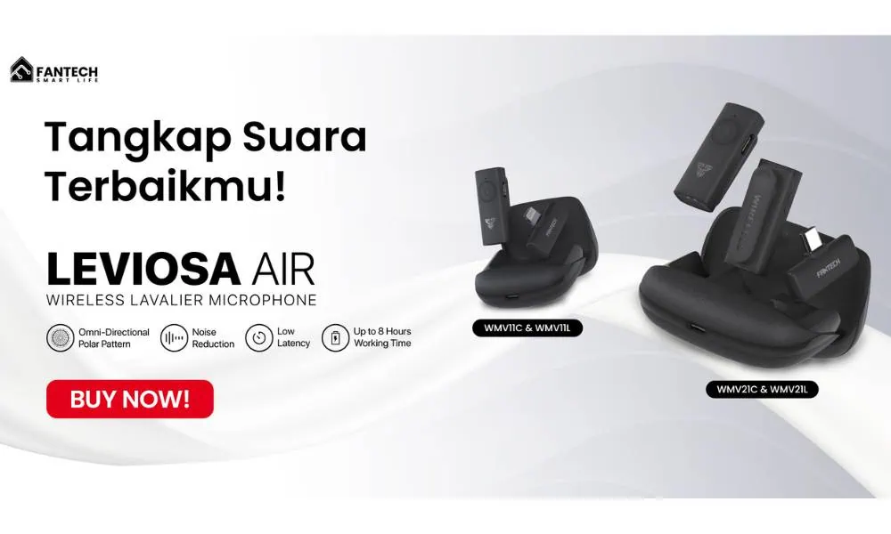 Microphone Clip-On Wireless Leviosa Air WMV11 & WMV21