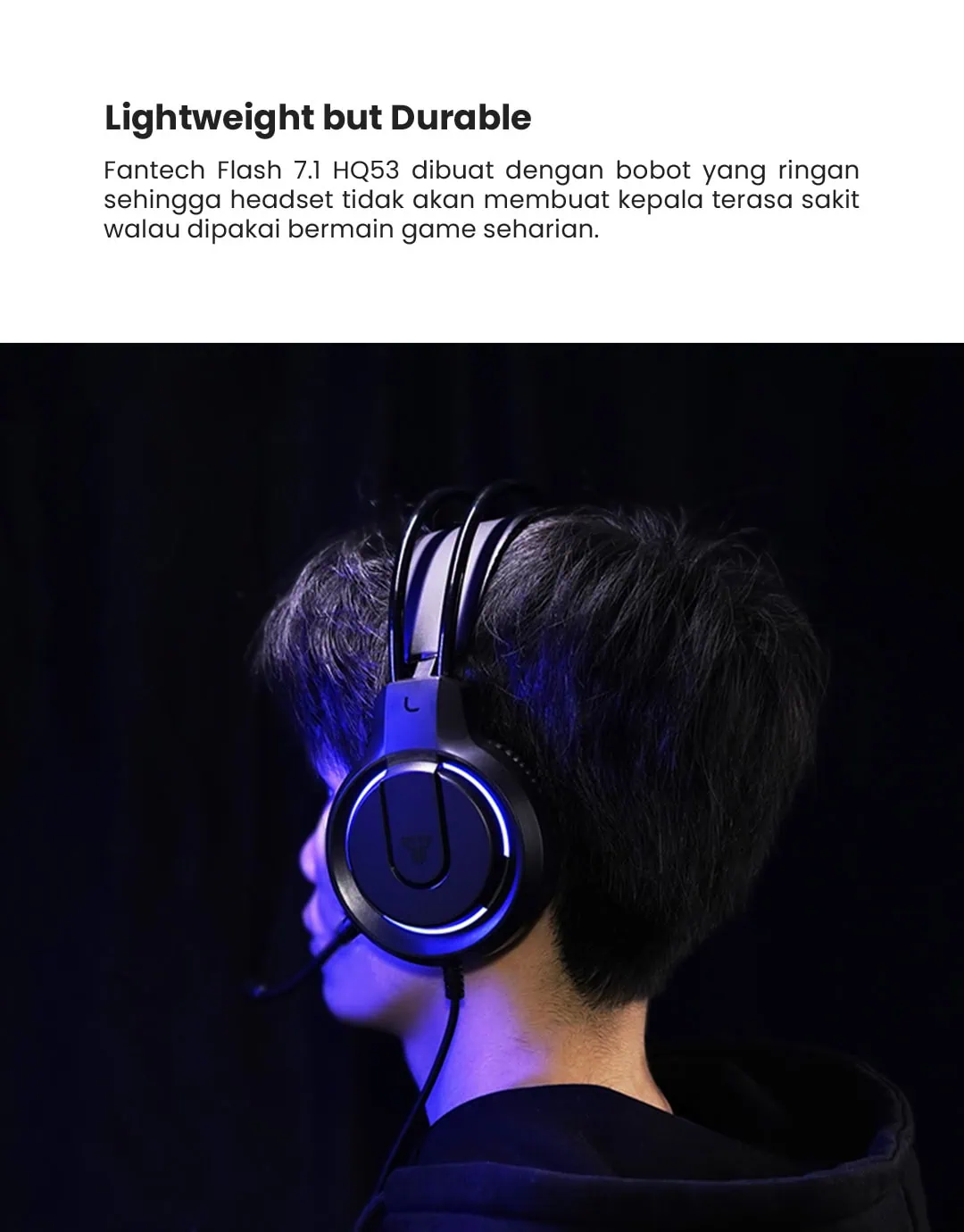 Headset HQ53 Light but Durable