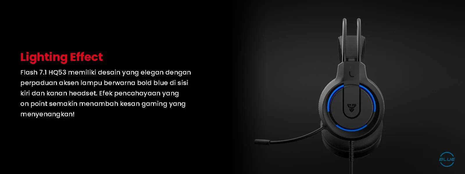 Headset HQ53 Lightning Effect