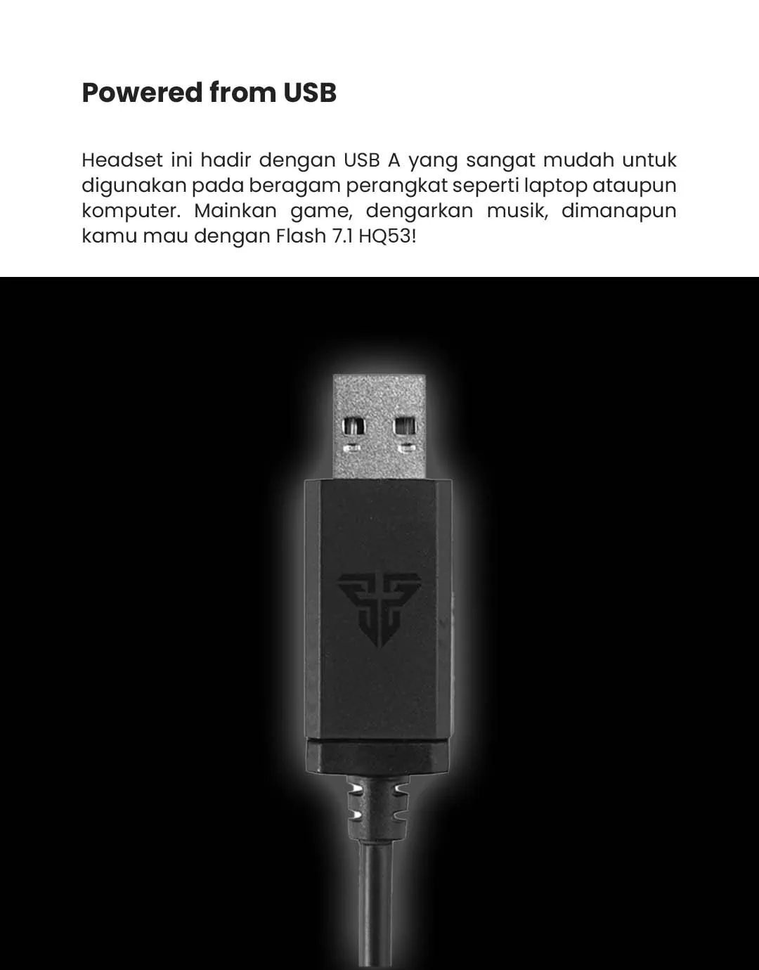 Headset HQ53 Powered USB