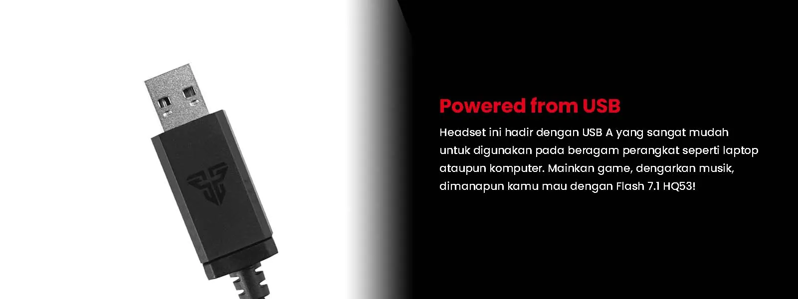 Headset HQ53 Powered USB