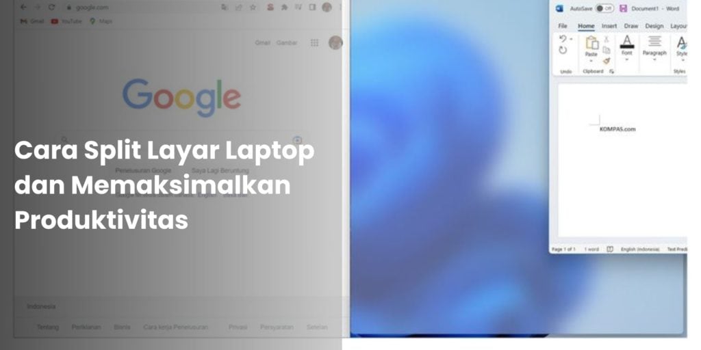 Cara Split Layar Laptop