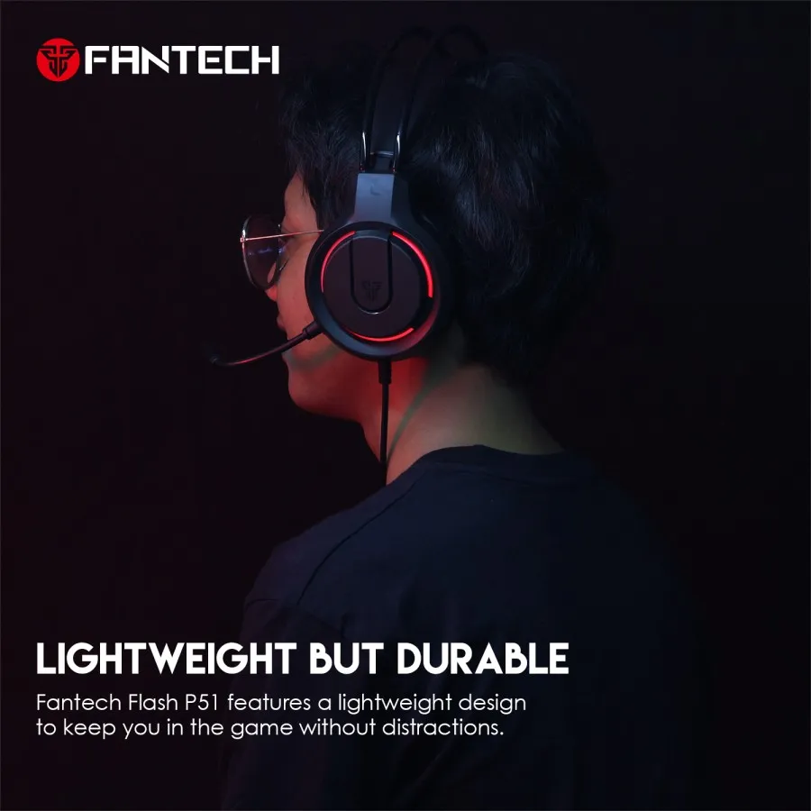 P51 Gaming Keyboard Mouse Headset Mousepad, Combo Gaming Gears Fantech