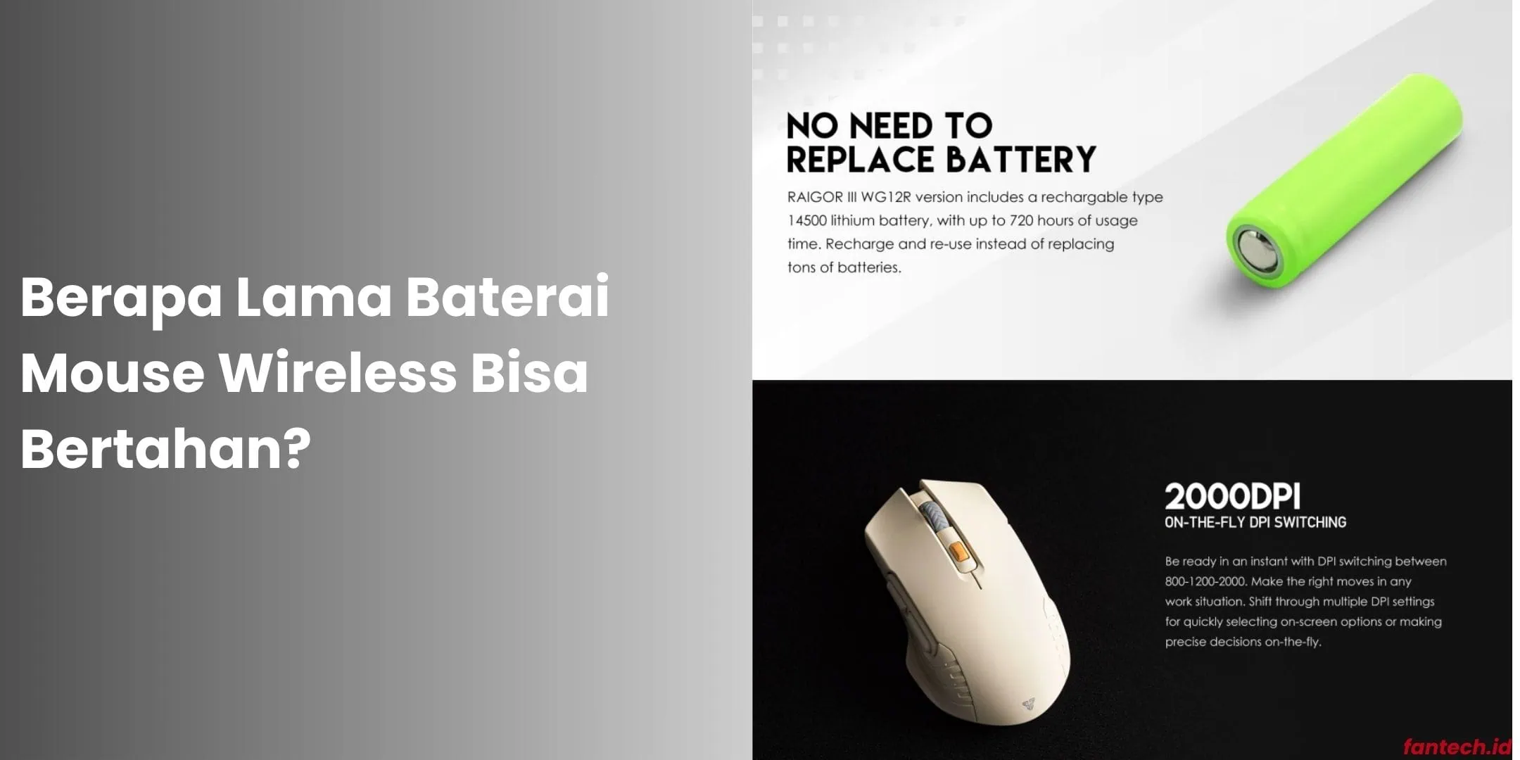 Berapa Lama Baterai Mouse Wireless Bisa Bertahan
