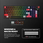 Wireless Keyboard Mechanical Gaming Hotswap 5 Pin ATOM PRO 79&98