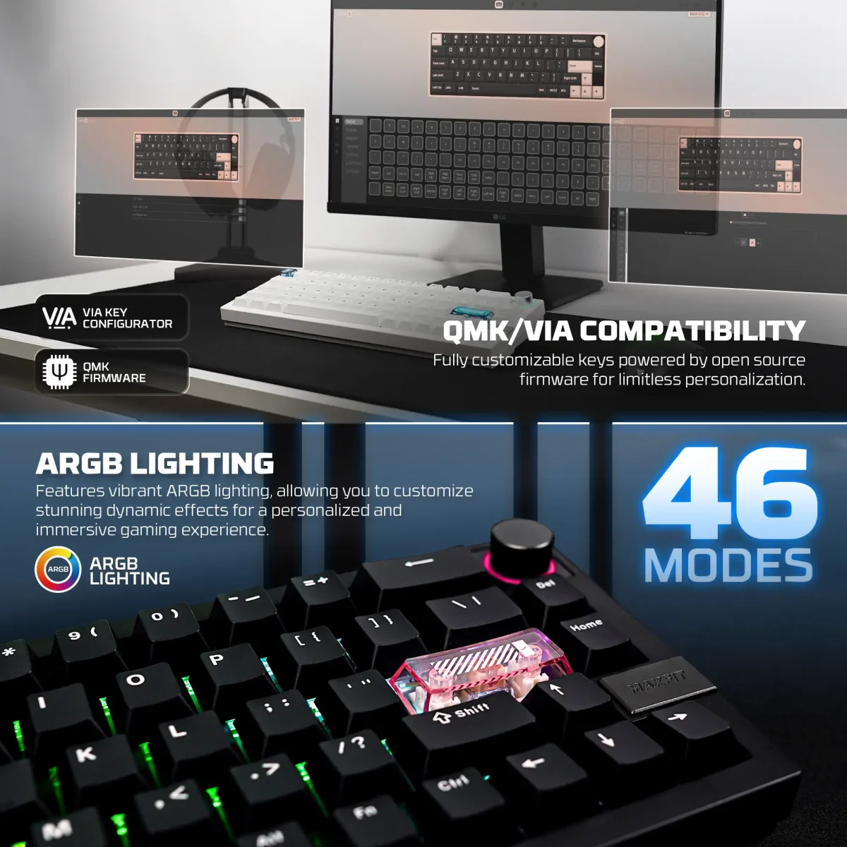 QMK VIA ARGB Features 1