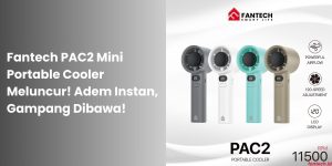 Fantech PAC2 Mini Portable Cooler Meluncur! Adem Instan, Gampang Dibawa!