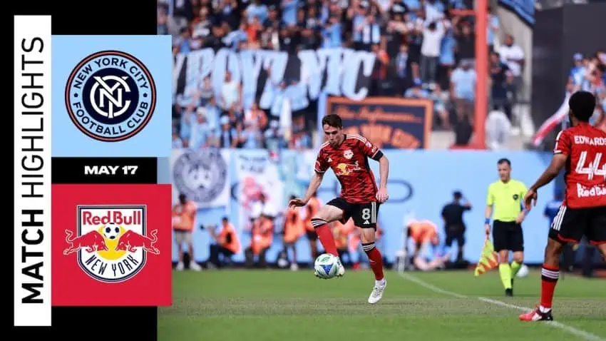 New York City FC vs New York Red Bulls Highlights