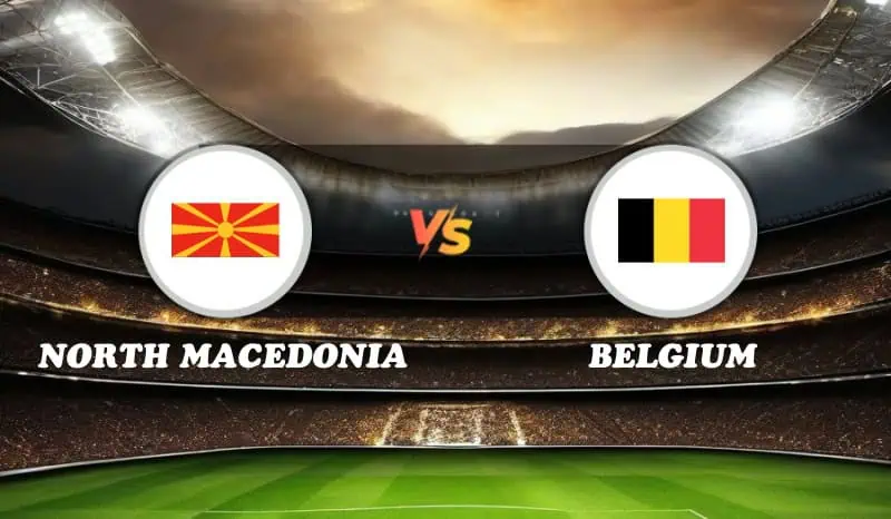 North Macedonia vs Belgium Highlights