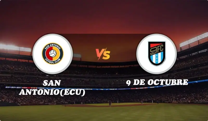 San Antonio(ECU) vs 9 de Octubre Highlights
