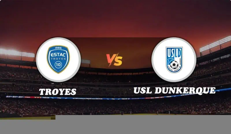 Troyes vs USL Dunkerque Highlights