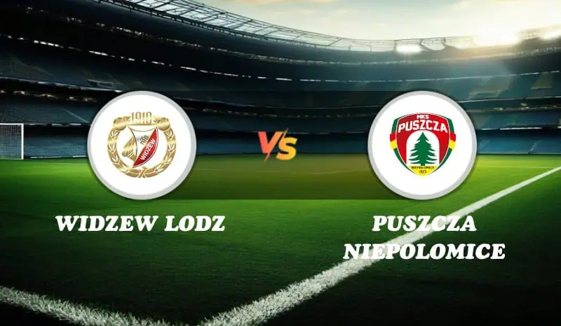 Widzew lodz vs Puszcza Niepolomice Highlights
