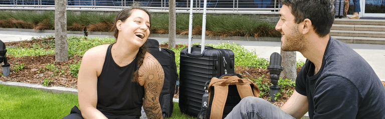 Coupling Laughing in the Garden