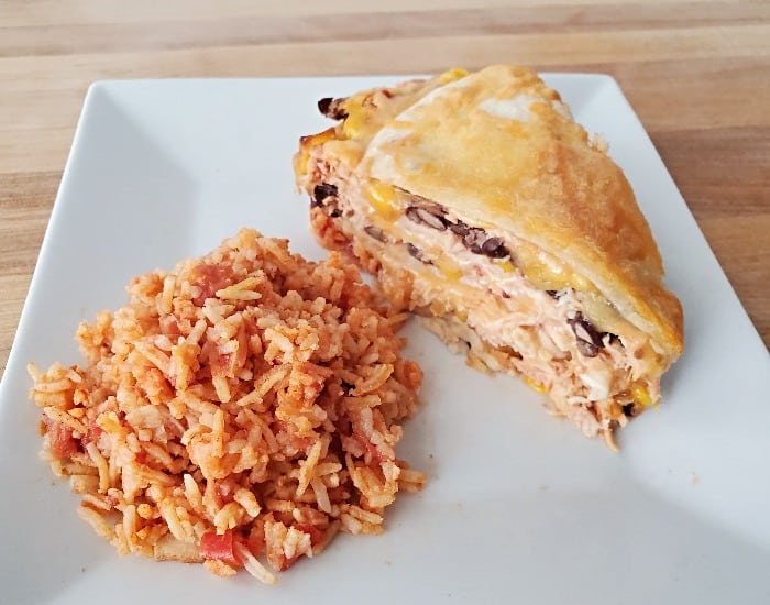 Easy tortilla pie dinner