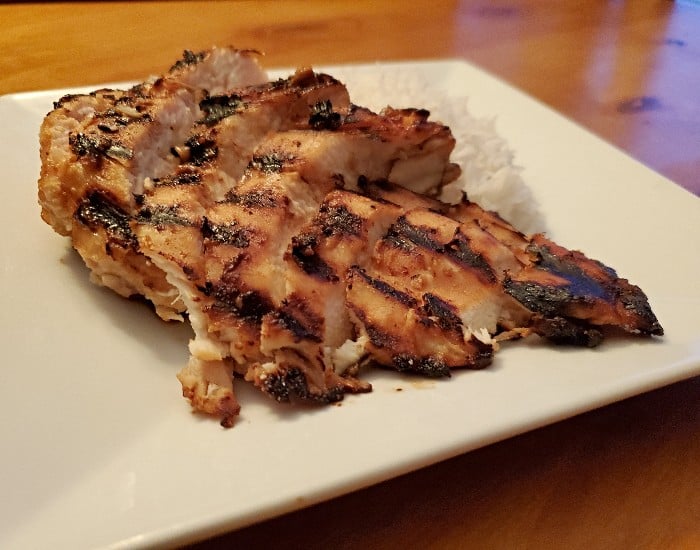 Easy miso glazed chicken dinner