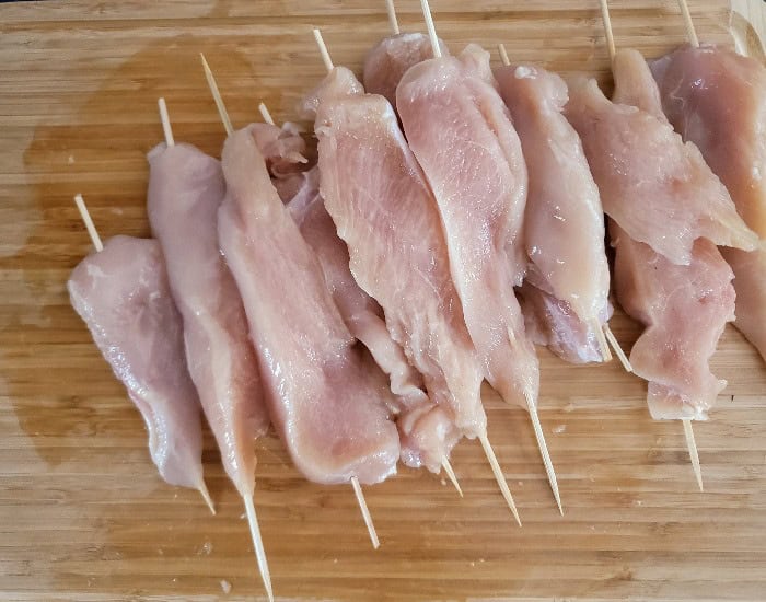 Skewer chicken