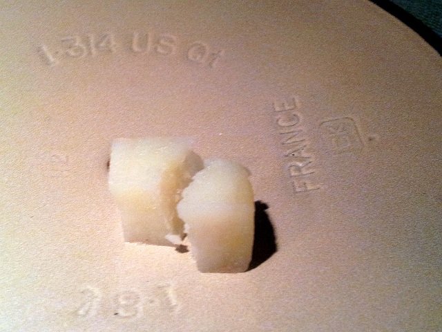 Potatoes look rough around the edges when they're done