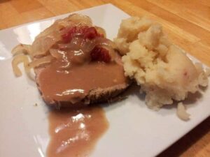 Italian pot roast with Mister Man's mashed potatoes