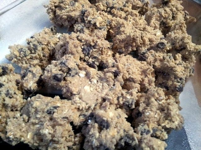 Dollops of dough in the pan works better than a giant glop