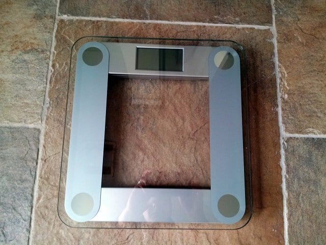 bathroom scale in my bathroom
