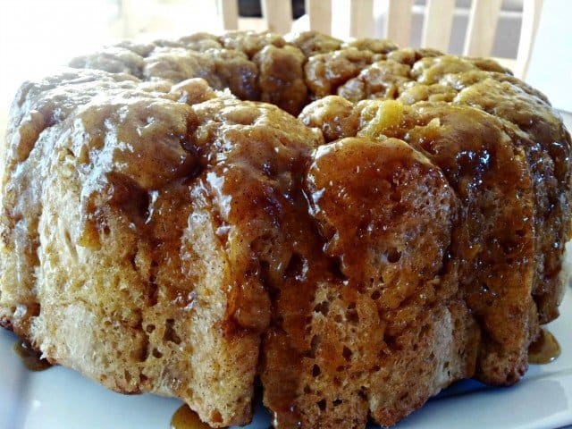Monkey bread ready to pull apart