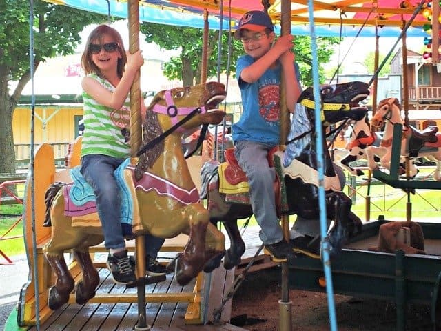 The wee ones loved the carousel
