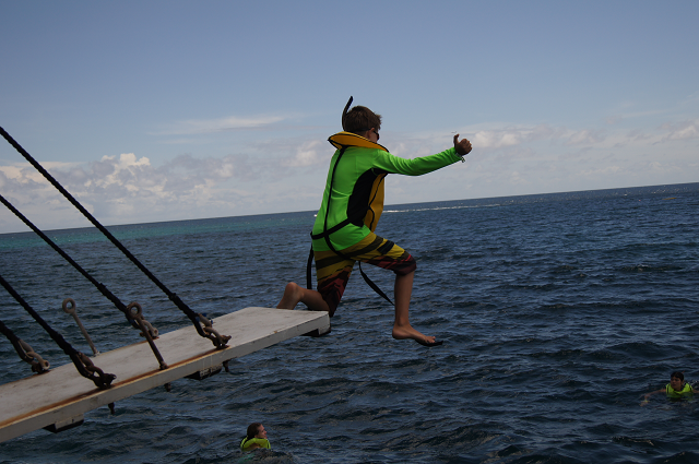 Mister Man walking the plank