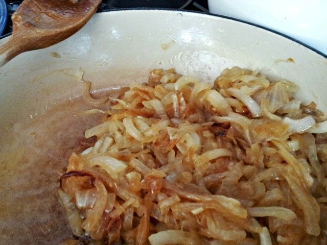 Onions fully caramelized