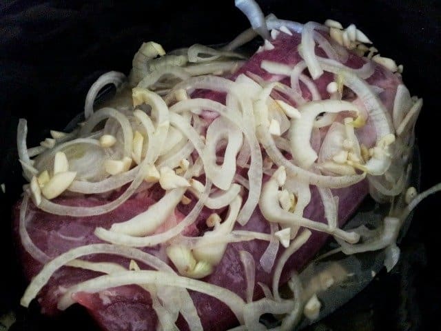 Prep your pork loin for the crock pot