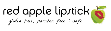 Red apple lipstick logo