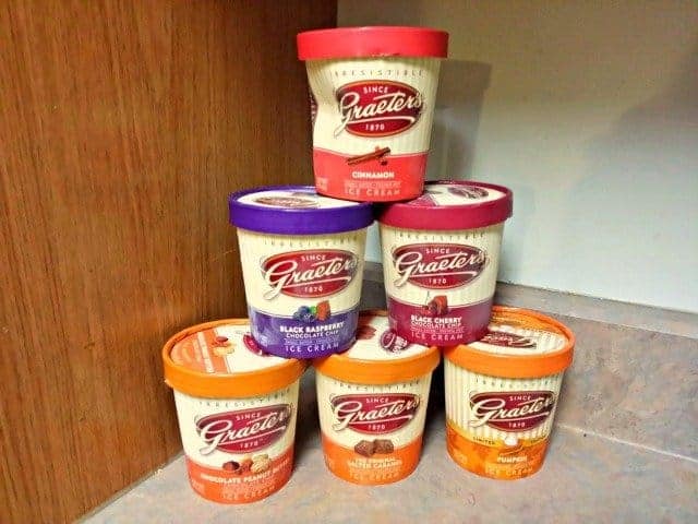 Six pints of Graeter's ice cream