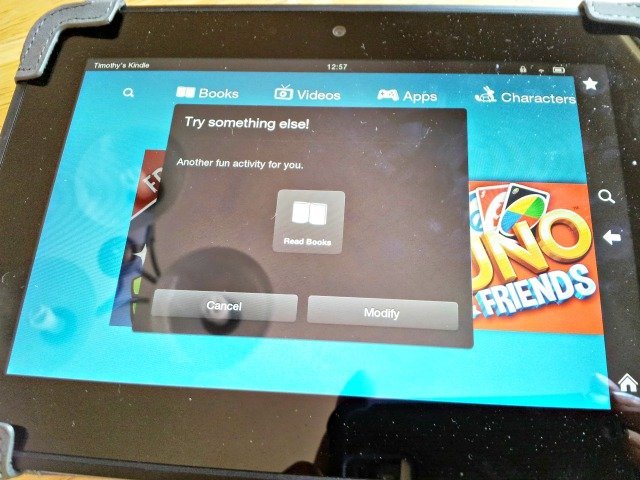 Kindle Free time has expired