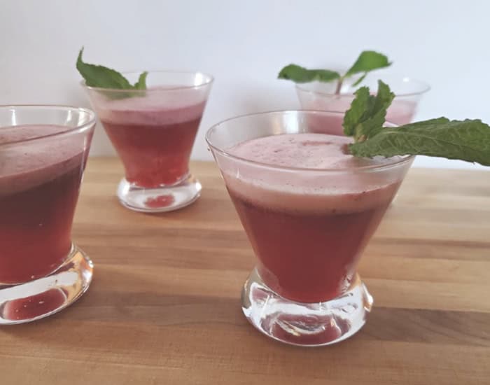 Fun holiday cocktail