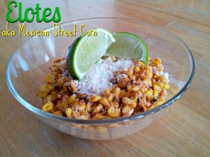 Elotes - aka Mexican street corn - can be made quickly with this recipe, even in the middle of winter when fresh corn on the cob is a distant memory