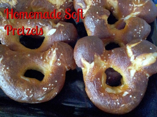 Homemade Mickey Mouse Ear Soft Pretzel Recipe