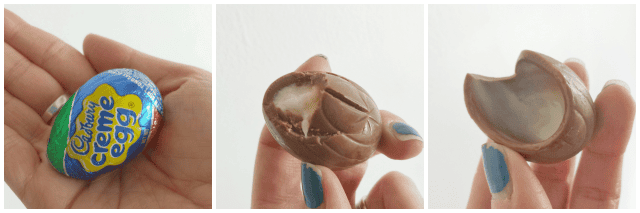 The proper way to eat a Cadbury Creme Egg