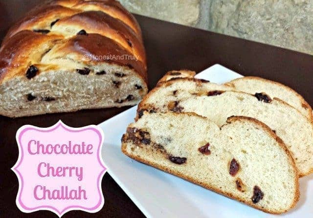 Making a sweet bread even sweeter with this Chocolate Cherry Challah recipe!