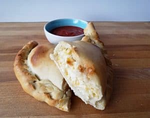 Homemade calzone