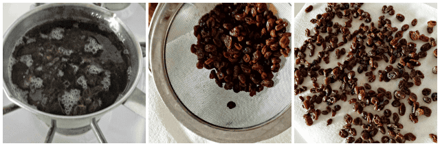 Plump your raisins before baking with them so they're as soft as the rest of your recipe