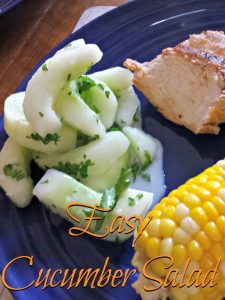 Easy cucumber salad for a unique twist on your summer meal