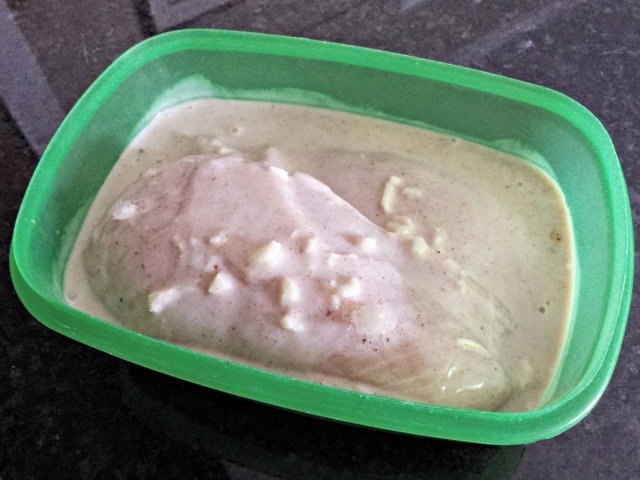 Chicken in lemon kefir marinade