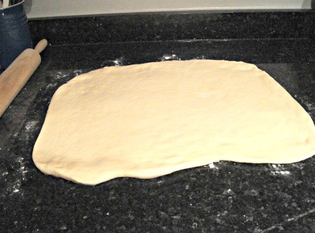 Roll dough into 9 x 15 rectangle
