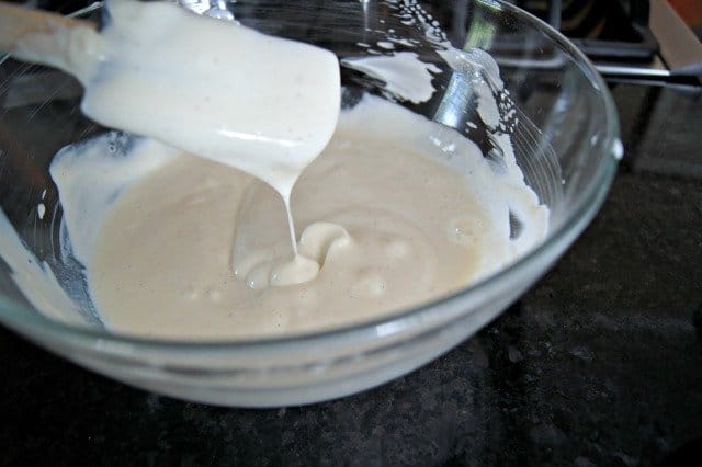 When the yogurt is thinned just a bit, it's ready to use