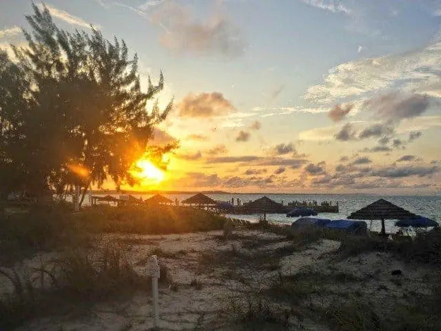 Sunset at Beaches Turks and Caicos