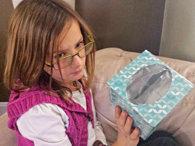 Unhappy child who hasn't been taking Zarbee's Immune support