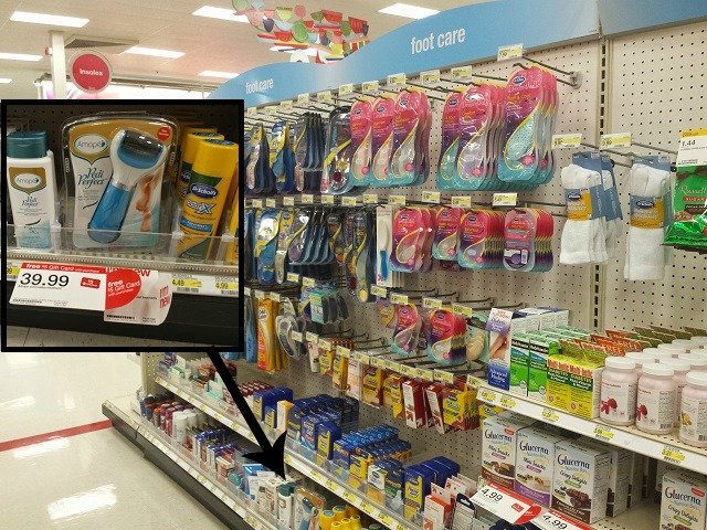 Finding Amope Pedi Perfect in Target's foot care aisle