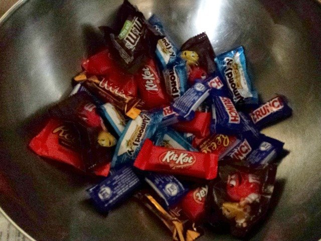 Leftover Halloween candy