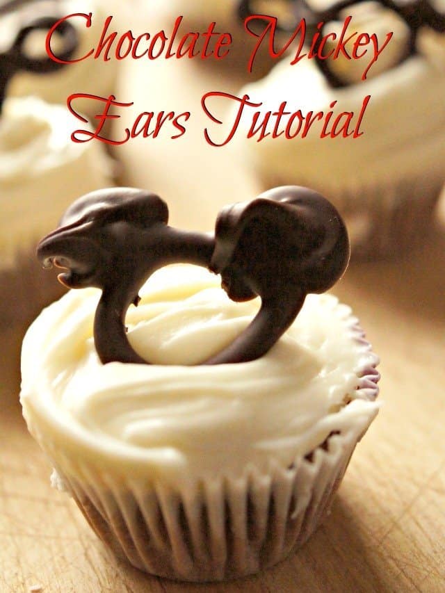 Chocolate Mickey Ears tutorial